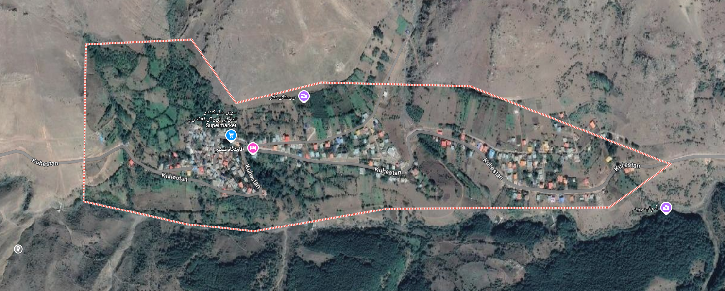 نقشه‌ی گوگل مپ روستای ناتر در مازندران 3867483746