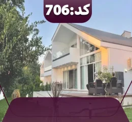 نمایی از ویلا در هچیرود محوطه سازی شده 534534534